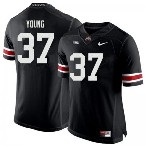 NCAA Ohio State Buckeyes Men's #37 Craig Young Black Nike Football College Jersey VNB5245UK